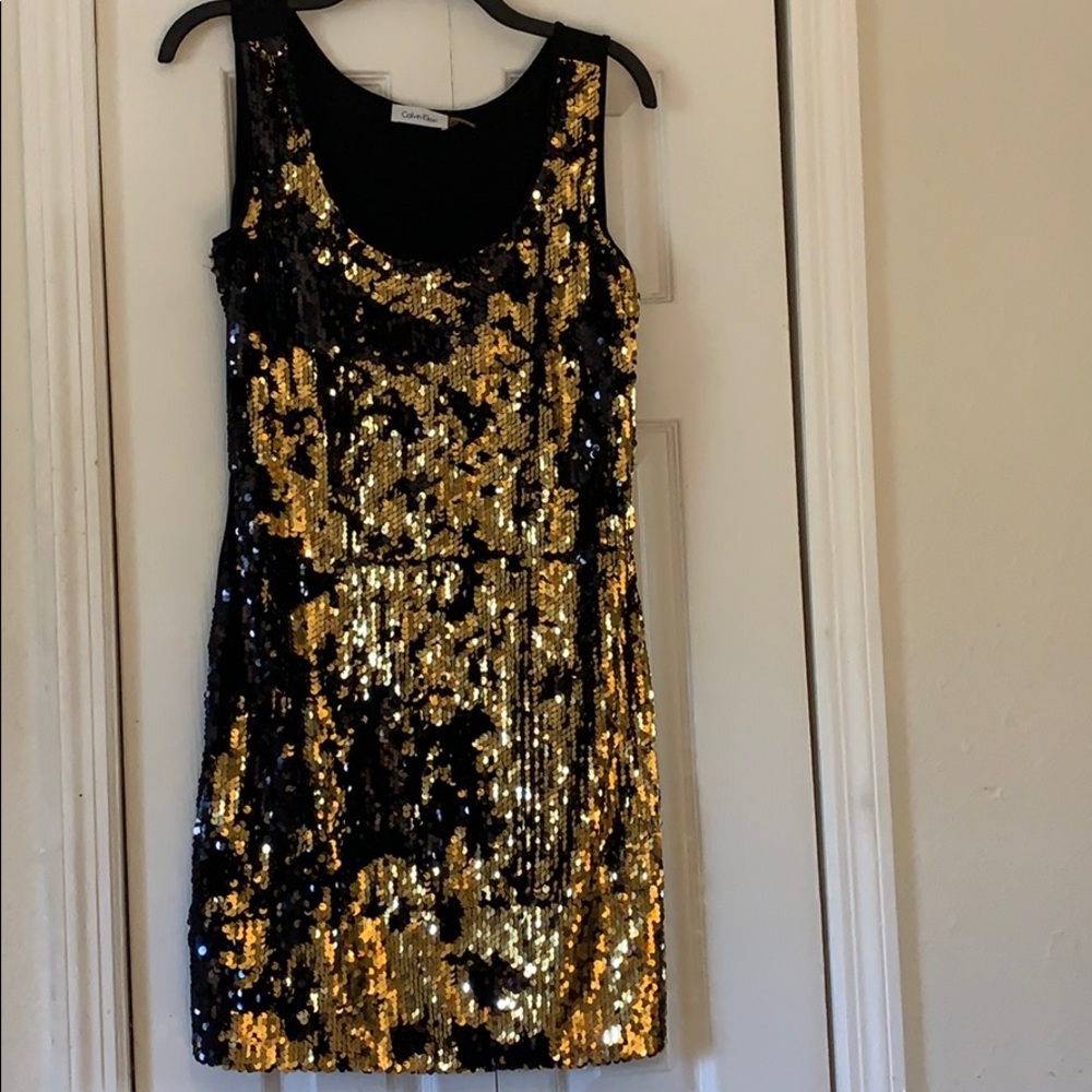 Calvin Klein sequin dress 2/50$!